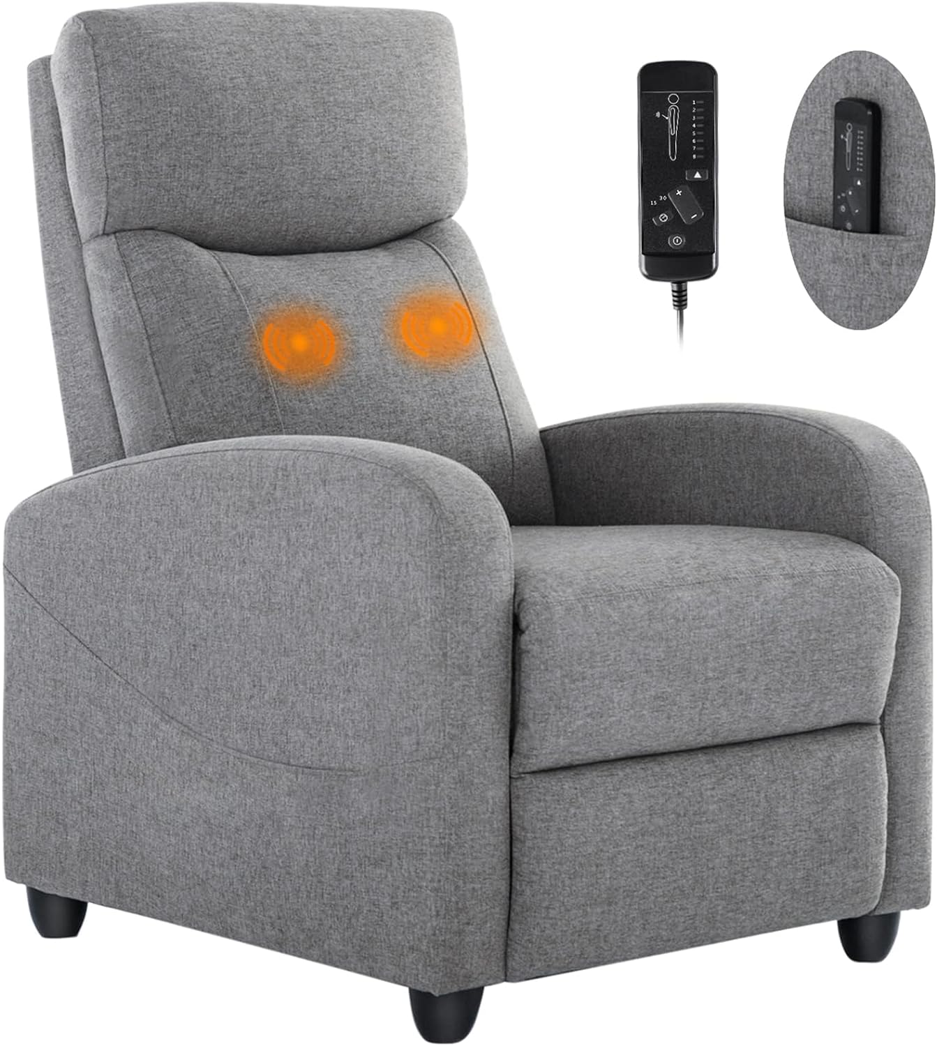 Recliner Chair for Adults with Lumbar Support