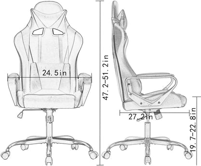 High-Back Gaming Chair Computer Racing Chair