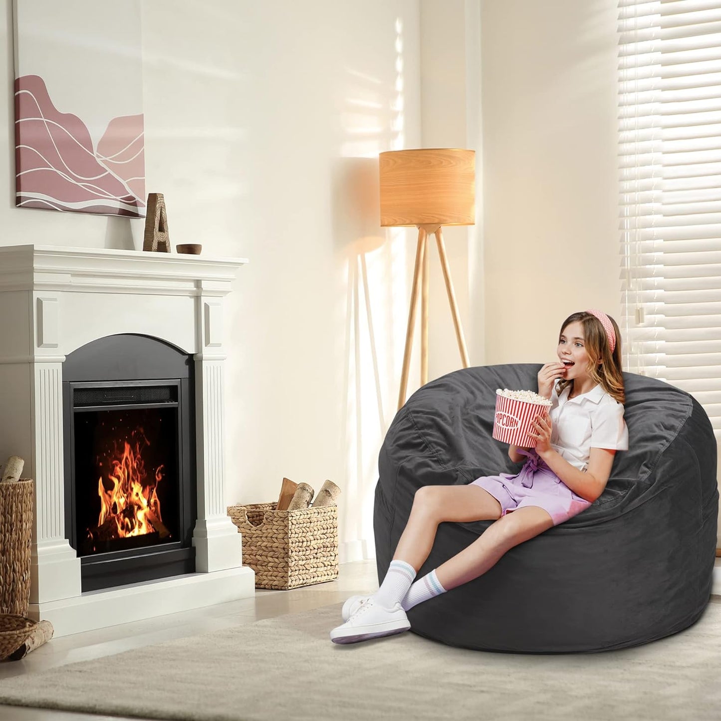 Memory Foam Filling 3Ft Bean Bag Chair