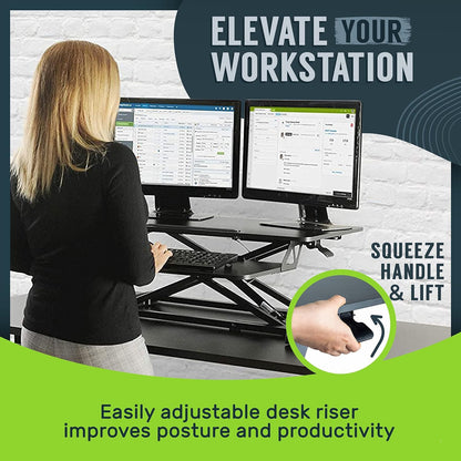 32 Inch Adjustable  Standing Desk Converter