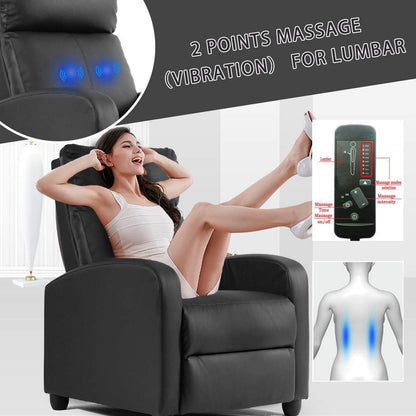 Adjustable Recliner Chair Massage Reclining for Adults