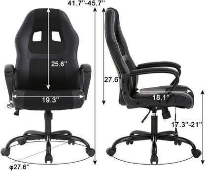 Adjustable PC Gaming Chair Massage Office Chair