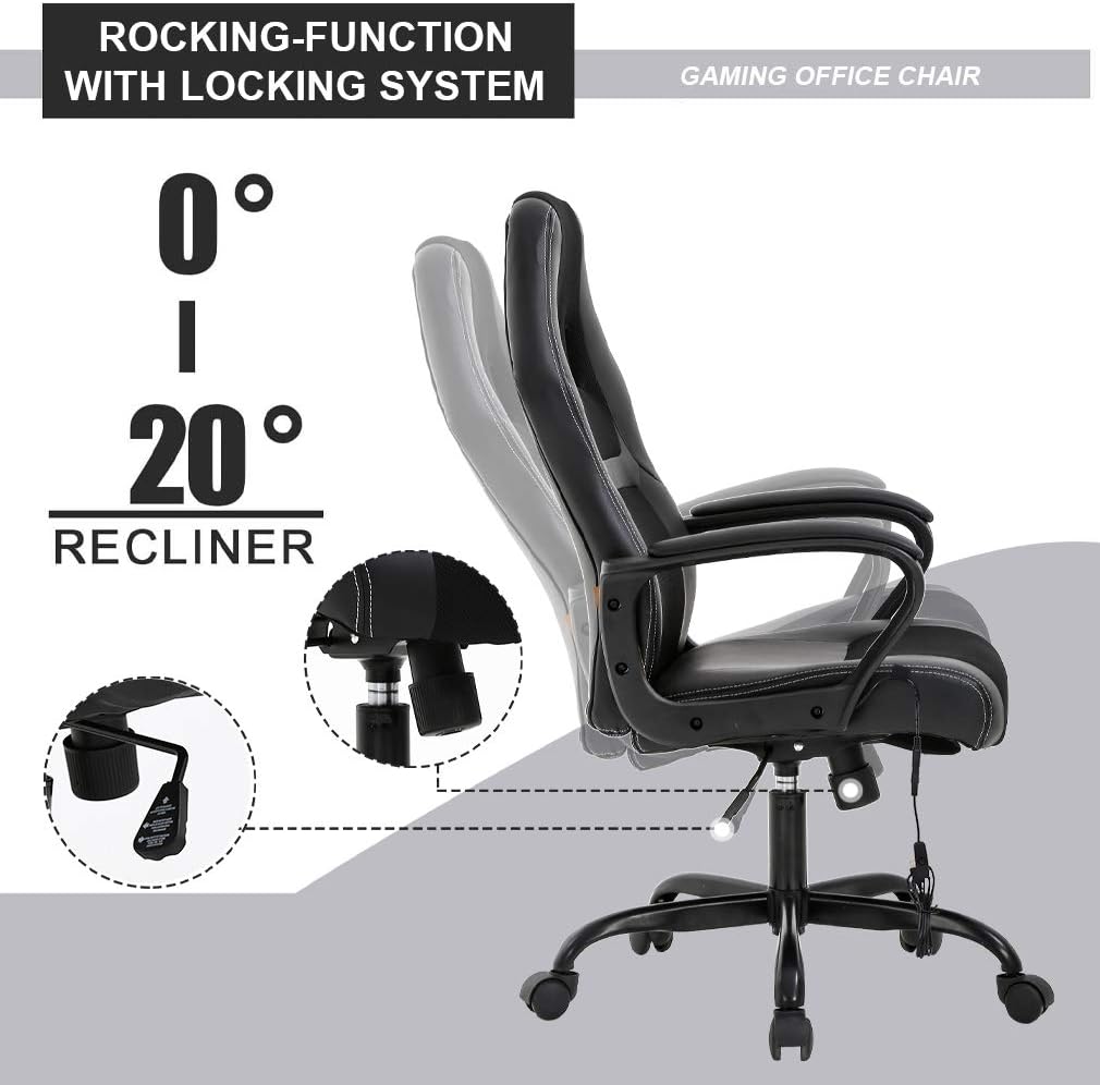 Adjustable PC Gaming Chair Massage Office Chair