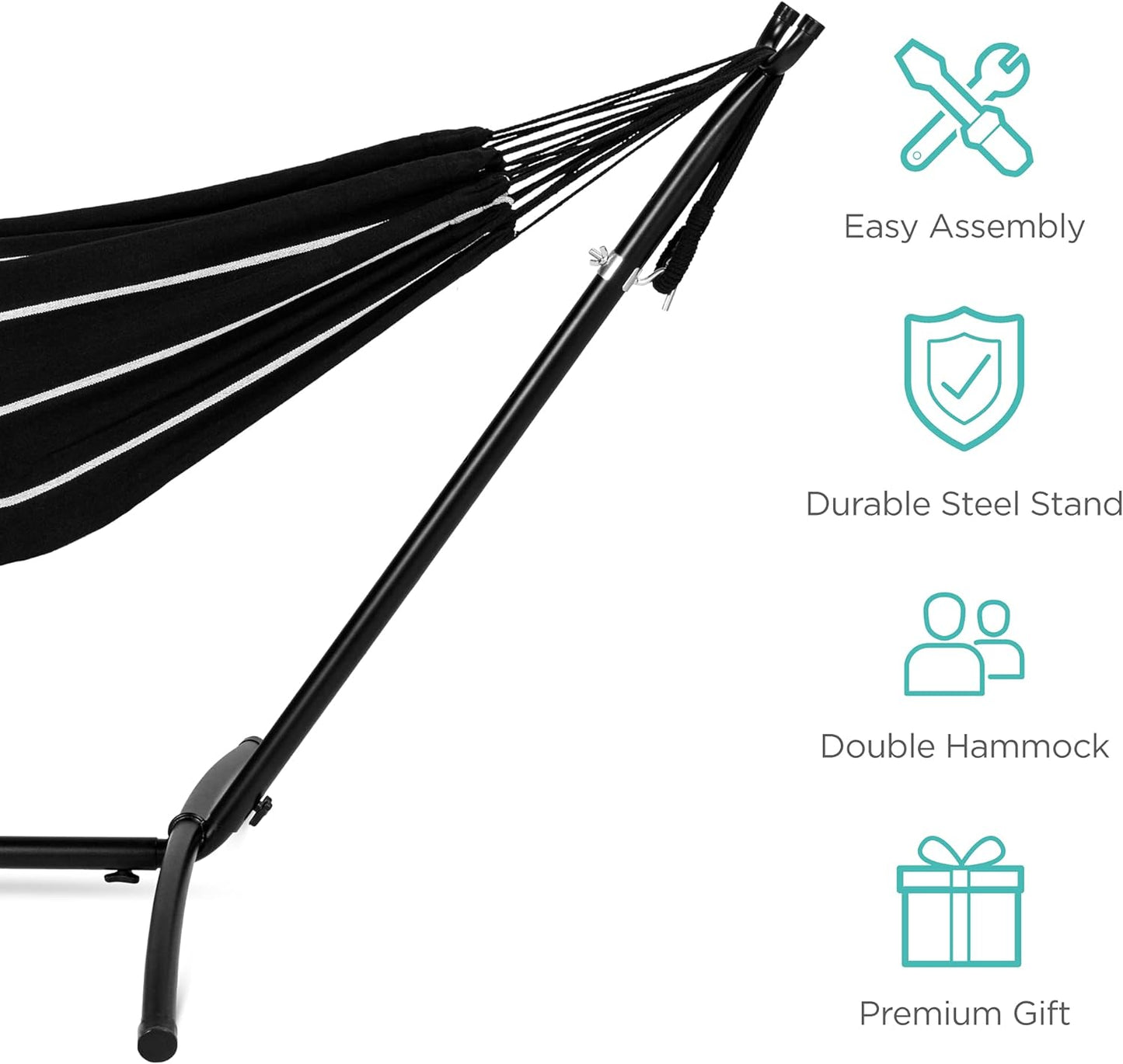 Products Double Hammock with Steel Stand