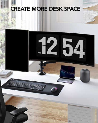 Dual Monitor Mount up to 32 inches Screens,  Hold 19.8lbs