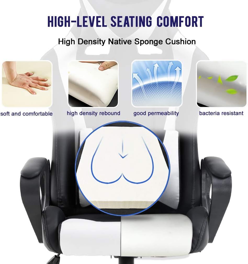 High-Back Gaming Chair Computer Racing Chair