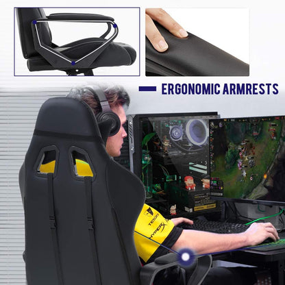 High-Back Gaming Chair Computer Racing Chair