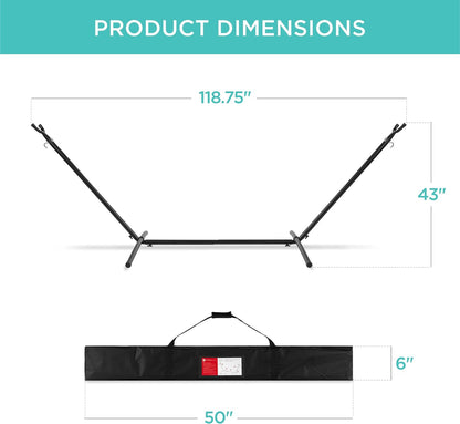 Products Double Hammock with Steel Stand