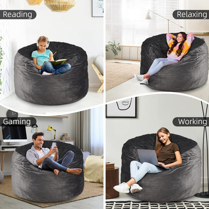 Memory Foam Filling 3Ft Bean Bag Chair